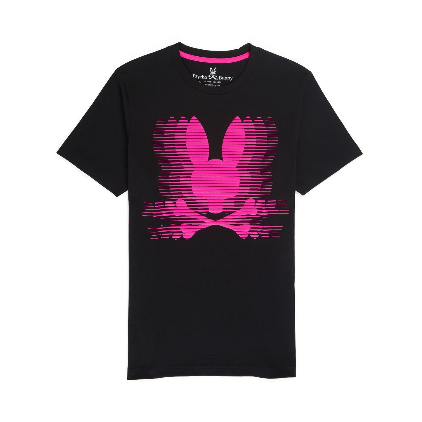 Psycho Bunny Mens Turing Graphic Tee - Black