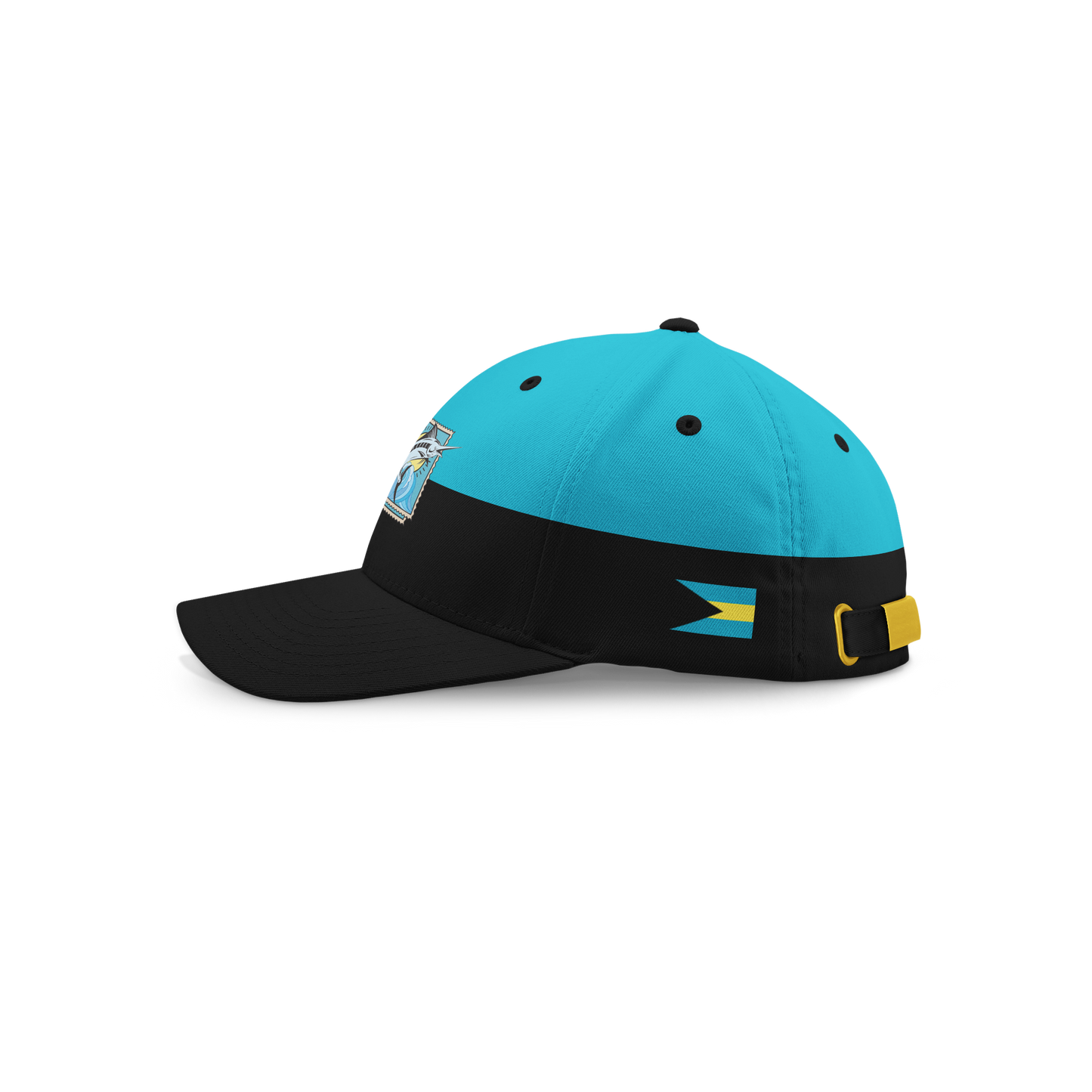 YNG Two Tone Dad Hat in Aqua