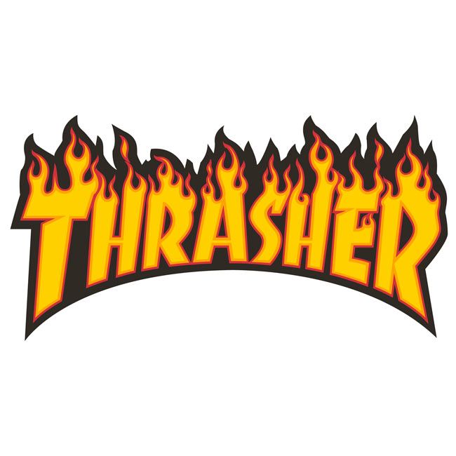 Thrasher Flame Logo Patch
