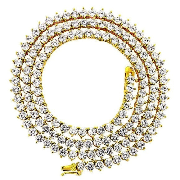 Golden Gilt 5MM Tennis Necklace