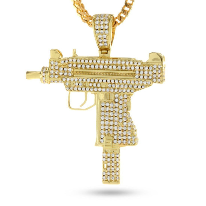 King Ice The Gold Uzi Necklace