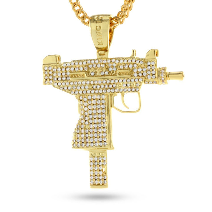 King Ice The Gold Uzi Necklace